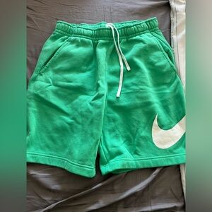 Nike Vibrant Green Athletic Shorts